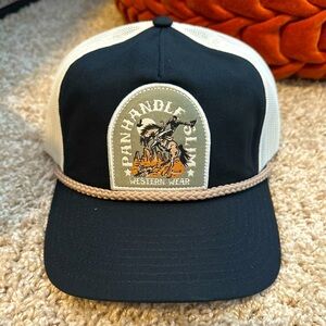 Panhandle Slim Black & Cream Reptile Hat brand new with tags never worn